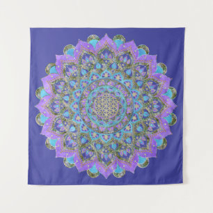 Tapete De Parede Flor da Vida - Mandala Estilo Índia 2