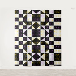 Tapete De Parede flor em padrão monocromático de controlo estético