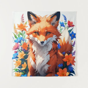Tapete De Parede Flor Fox