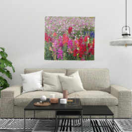 Tapete De Parede Floral Colorida do Jardim Snapdragon