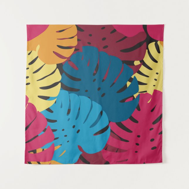 Tapete De Parede Floral seamless pattern. Background from bright le (Frente)