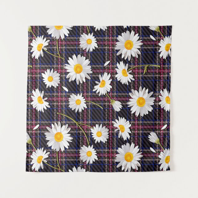 Tapete De Parede Floral seamless pattern, background In art nouveau (Frente)