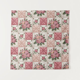 Tapete De Parede  Floral Seamless Pattern, Roes Seamless Pattern