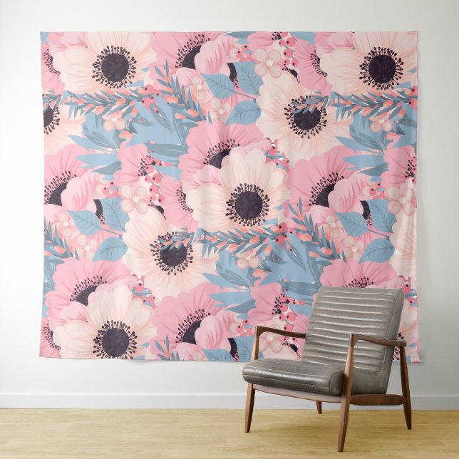 Tapete De Parede Floral Simples (In Situ (Horizontal))