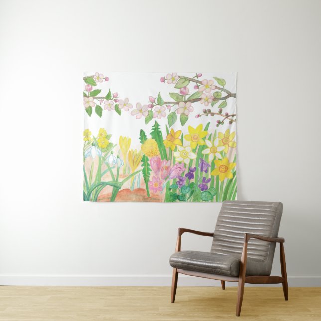 Tapete De Parede Flores da Primavera   (In Situ (Horizontal))