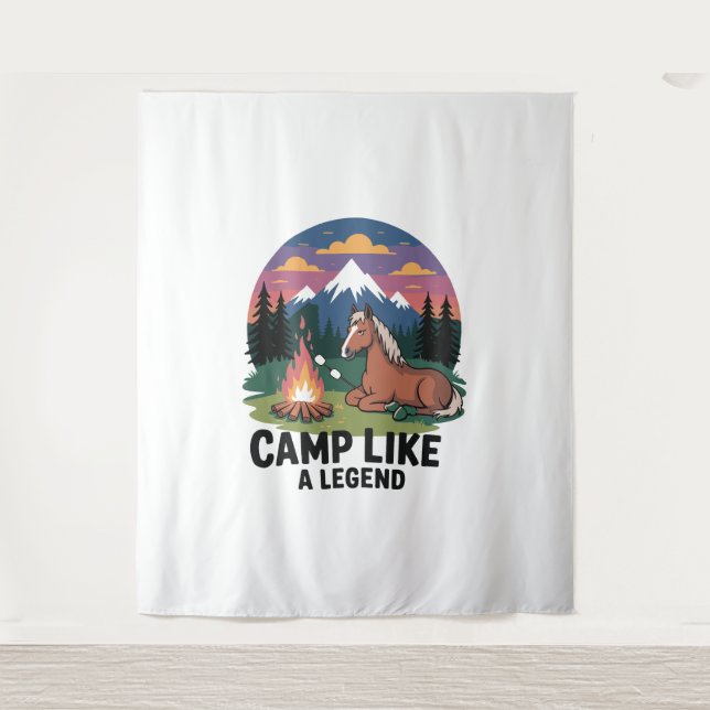 Tapete De Parede Flores de Cavalo Redondas (Frente)