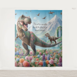 Tapete De Parede Flores De Montanha Dinossauros Personalizadas Tape