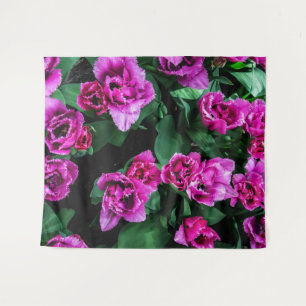Tapete De Parede Flores de tulipas cor-de-rosa