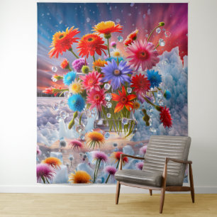 Tapete De Parede Flores e cristais de gelo