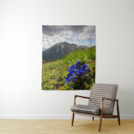 Tapete De Parede flores e montanhas de genciana de Clusius