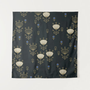 Tapete De Parede Flores Étnicas: Design Ornamental Vintage