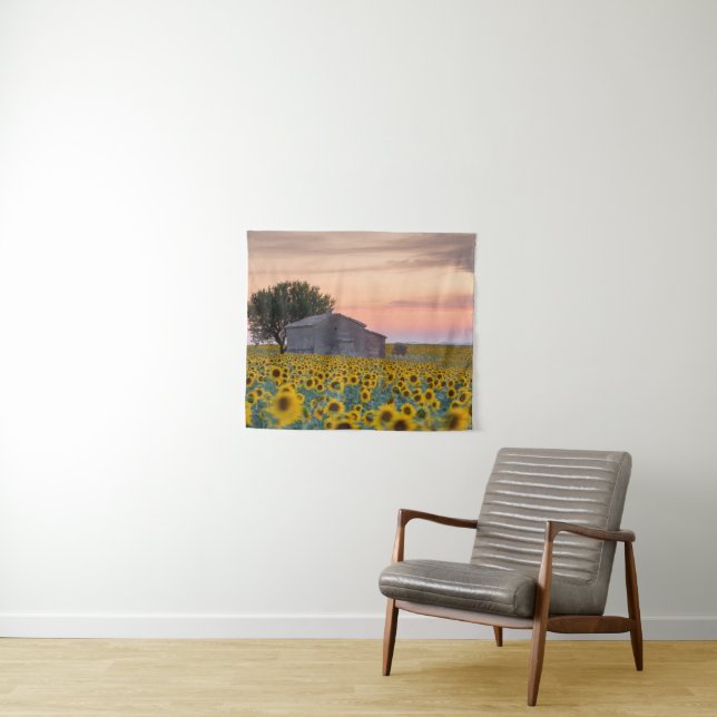 Tapete De Parede Flores | Proveniência de girassol, França (In Situ (Horizontal))