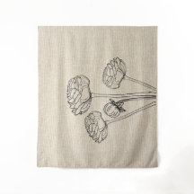 Flores Ranunculus em Linen