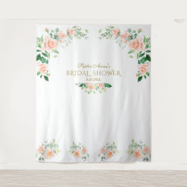 Tapete De Parede Flores Rosa Charme Prop de Photo Booth de Noiva