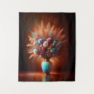 Tapete De Parede Flores Selvagens Contra Cobre Idade