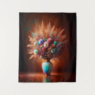 Tapete De Parede Flores Selvagens Contra Cobre Idade