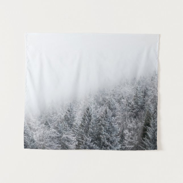 Tapete De Parede Floresta congelada (Frente (Horizontal))