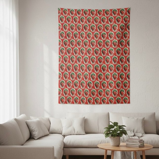 Tapete De Parede Floresta de Morango (Criador carregado)