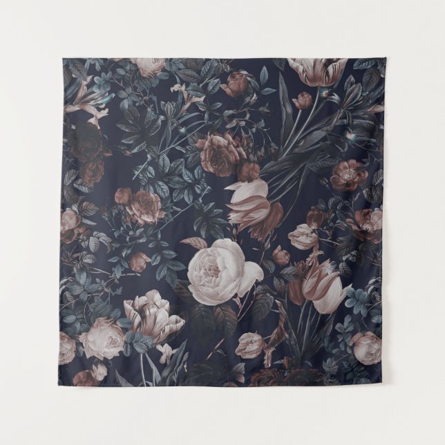 TAPETE DE PAREDE FLORESTA NOTURNA XXI (Frente)