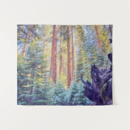 Tapete De Parede Floresta Sequoia