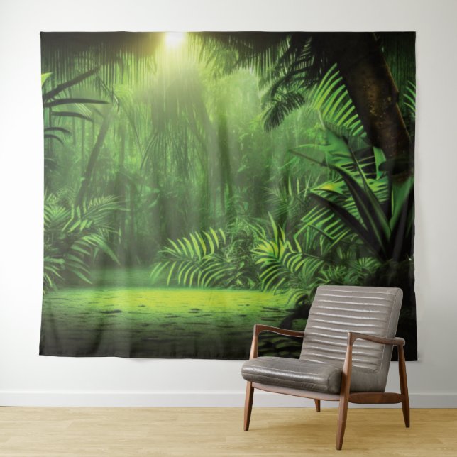 Tapete De Parede Floresta Tropical (In Situ (Horizontal))