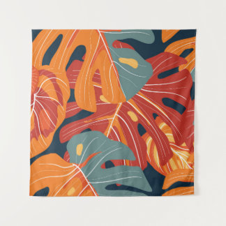 Tapete De Parede Floresta tropical: design de papel de parede de fl