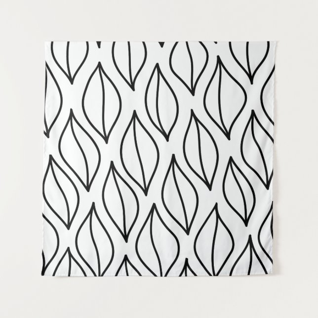 Tapete De Parede folhas de abstrato. Estrutura da safra. Mar de tra (Frente)