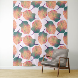 Tapete De Parede Folhas de Canna Tropicanna em Pastel