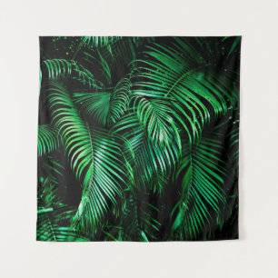Tapete De Parede Folhas de palmeira verde