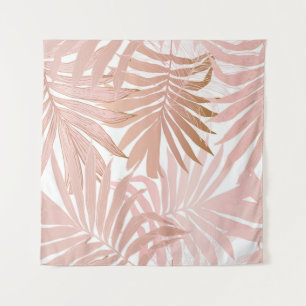 Tapete De Parede Folhas tropicais: padrão de gradiente brilhante.