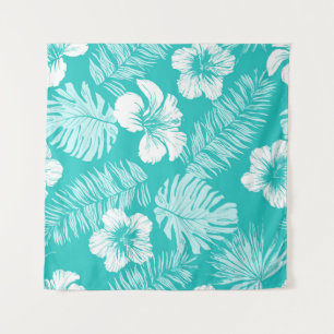 Tapete De Parede Folhas Tropicais: Padrão De Plantas Vintage