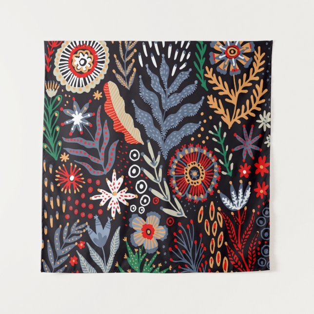 Tapete De Parede Folheto, design de tecido sem costura com brilho  (Frente)