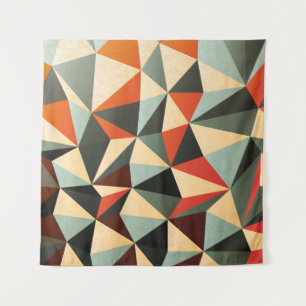 Tapete De Parede Forma de diamante: Abstrato Vintage Design