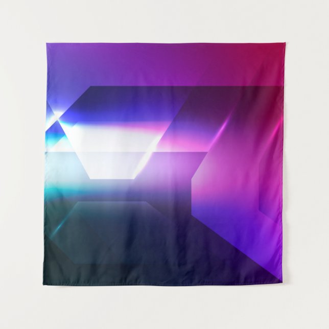 Tapete De Parede forma hexagonal, fundo abstrato, arte,  (Frente)