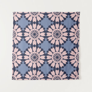 Tapete De Parede Formas Geométricas: Padrão Decorativo Sem Olhos.