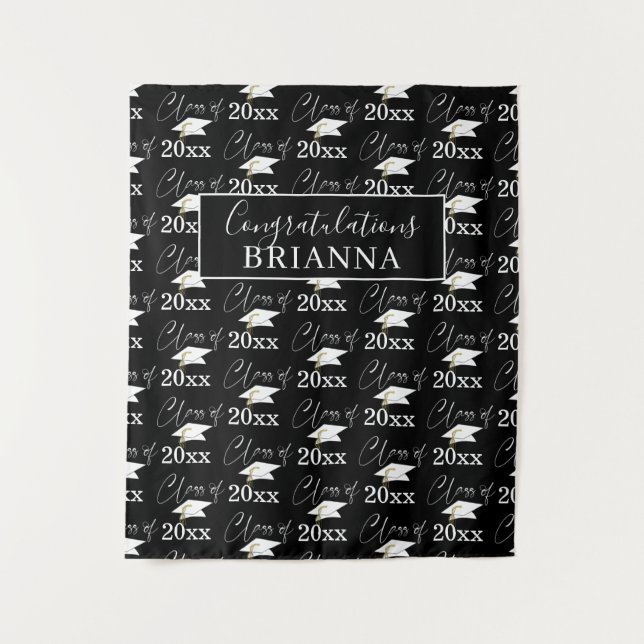 Tapete De Parede Formatura TURMA DE Padrão Propaganda de Foto Preto (Frente)