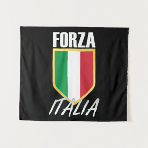 Tapete De Parede Forza Italia Flag Soccer