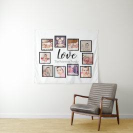 Tapete De Parede Foto com 10 Foto Colagem Personalizada Amor