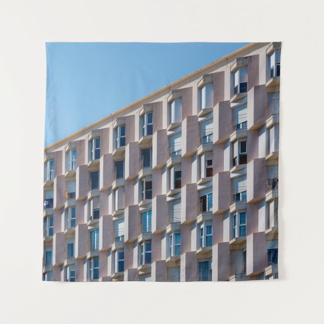 TAPETE DE PAREDE FOTO DE BAIXO ÂNGULO DA CONSTRUÇÃO DE CONCRETOS DE (Frente)