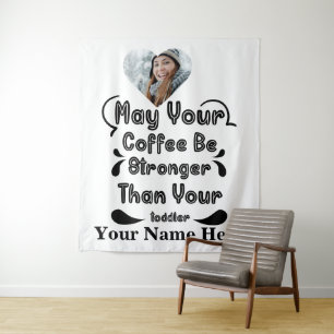 Tapete De Parede Foto de coração personalizada que seu café pode se