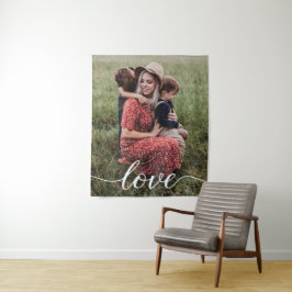 Tapete De Parede Foto Personalizada de Script de Amor Familiar