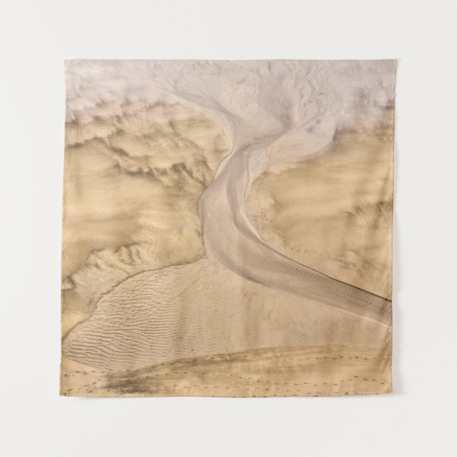 Tapete De Parede Fotografia aérea do deserto (Frente)