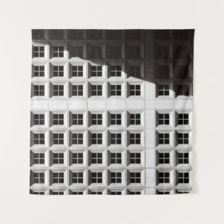 TAPETE DE PAREDE FOTOGRAFIA ARQUITETURAL DA CONSTRUÇÃO BRANCA