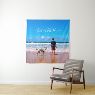Tapete De Parede Fotografia e texto personalizados - seu próprio D