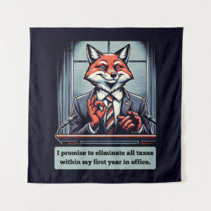 Tapete De Parede Fox Presidencial - Engraçada Sanitária Política