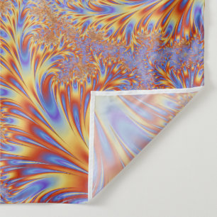 Tapete De Parede Fractais Vibrantes Hipnóticos Legais Coloridos Tri