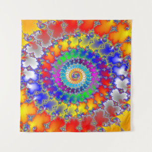 Tapete De Parede Fractal Psicedélico