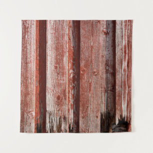 Tapete De Parede Fragment of an old painted wooden wall. Background