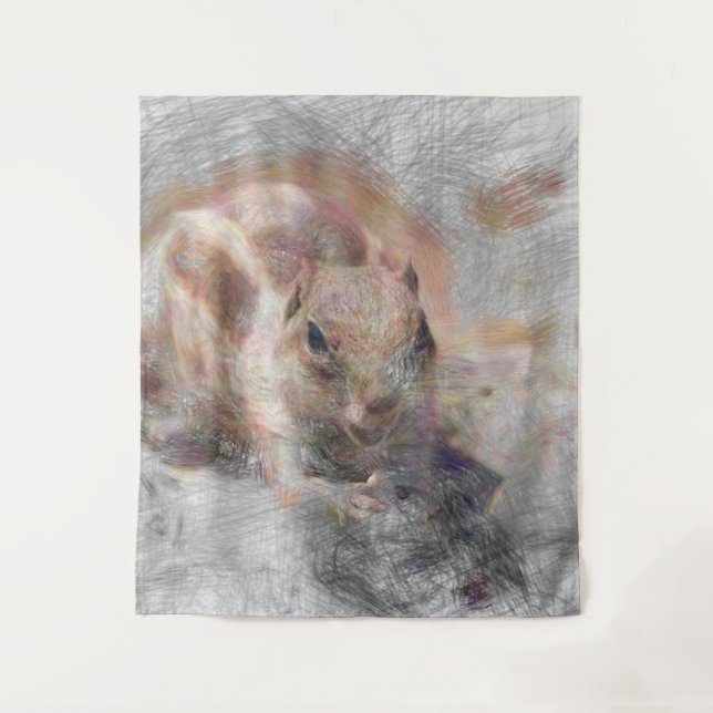 Tapete De Parede fragmento de animal artístico 2 (Frente)
