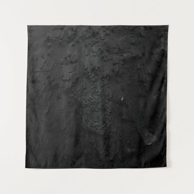 Tapete De Parede Fragmento de pedra negra e cinza (Frente)